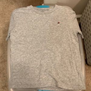 Tommy Hilfiger light grey short sleeved T shirt